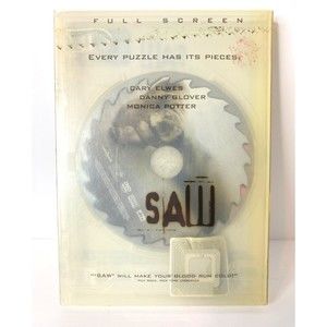 Saw DVD 2004 Full Screen Horror Suspense Danny Glover Full Screen No Insert